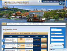 Tablet Screenshot of prague-river-cruises.cz